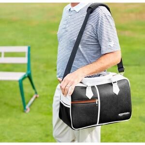 Price Cut Amazon Basics Golf Duffel Bag Waterproof, Travel Bag Sporting MSRP $61